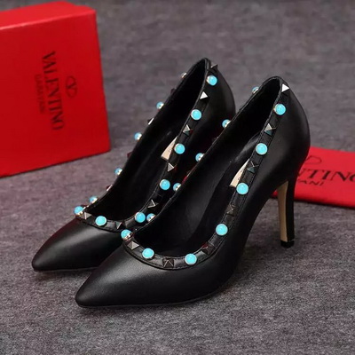 Valentino Shallow mouth stiletto heel Shoes Women--021